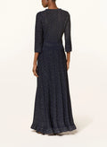 Sylvie Rhinestone Knit Cardigan & Skirt Set - Navy Shop Byxie