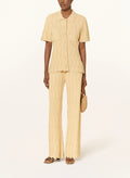 Solène Embellished Knit Shirt – Champagne Shop Byxie