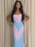 Byxie Valentina Rhinestone Bodycon Maxi Dress - Sky Blue Shop Byxie