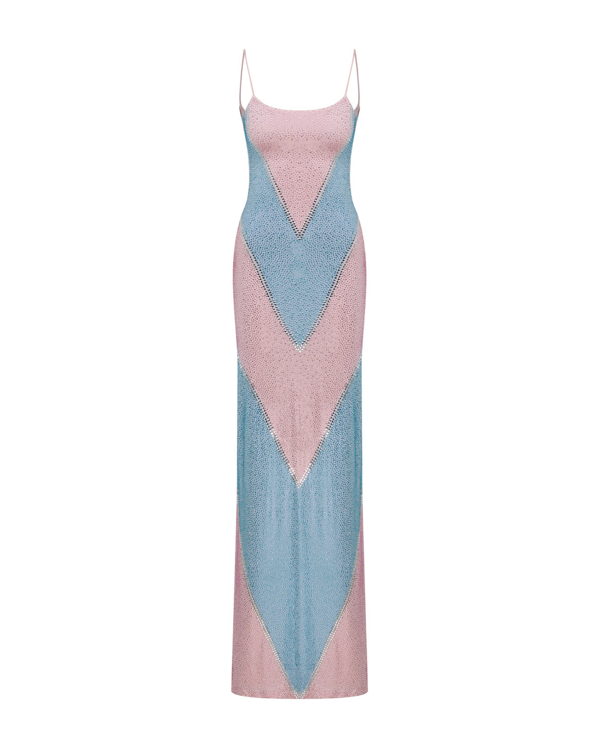 Byxie Valentina Rhinestone Bodycon Maxi Dress - Sky Blue Shop Byxie