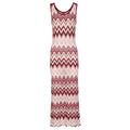 Zahara Zig Zag Knit Dress & Cardigan Set – Burgundy Shop Byxie