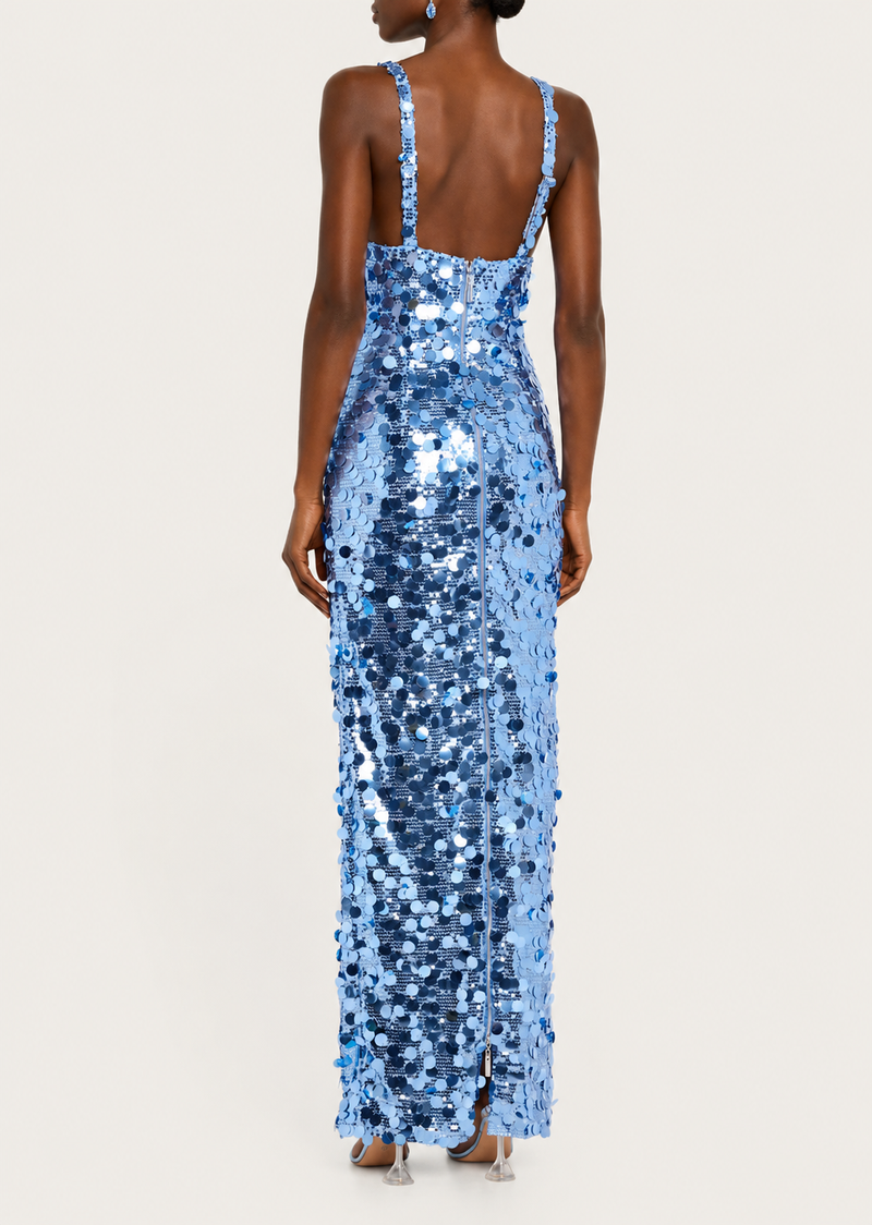 Azura Sequin Maxi Dress – Blue Shop Byxie