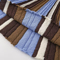 Zahra Stripe Knit Polo Mini Dress - Blue Shop Byxie