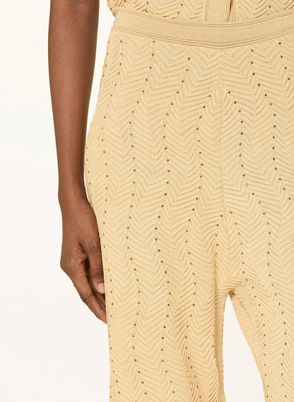 Solène Embellished Knit Trousers – Champagne Shop Byxie