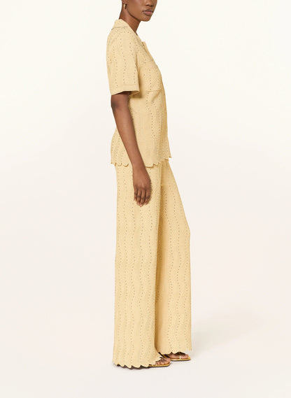 Solène Embellished Knit Trousers – Champagne Shop Byxie