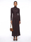 Anesu Striped Knit Maxi Set – Brown Multi Shop Byxie