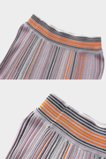 Aminata Stripe Knit Skirt Set - Pink Shop Byxie