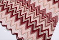 Zahara Zig Zag Knit Dress  – Burgundy Shop Byxie