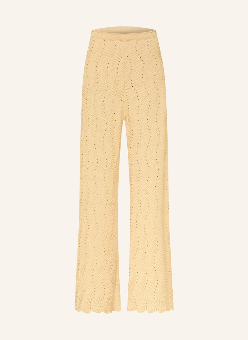 Solène Embellished Knit Trousers – Champagne Shop Byxie