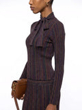 Anesu Striped Knit Maxi Set – Brown Multi Shop Byxie
