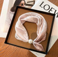 Noelle Pearl Satin Scarf Shop Byxie