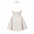 Margot White Polka Dot Halterneck Mini Dress Shop Byxie