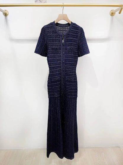 Serena Rhinestone Knit Dress Shop Byxie