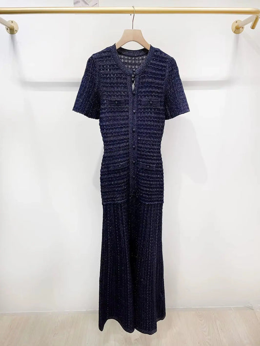 Serena Rhinestone Knit Dress Shop Byxie