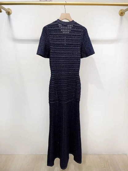 Serena Rhinestone Knit Dress Shop Byxie