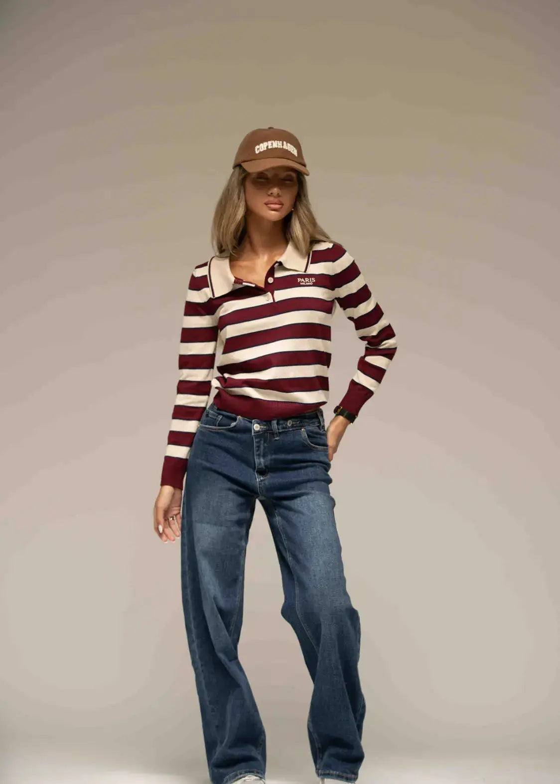 Nia Overlap Jeans - Shop Byxie