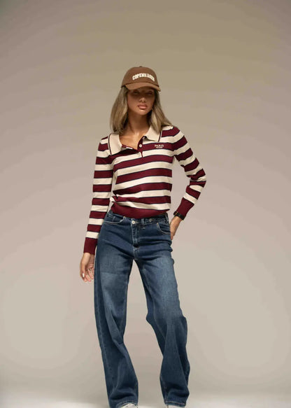 Nia Overlap Jeans - Shop Byxie