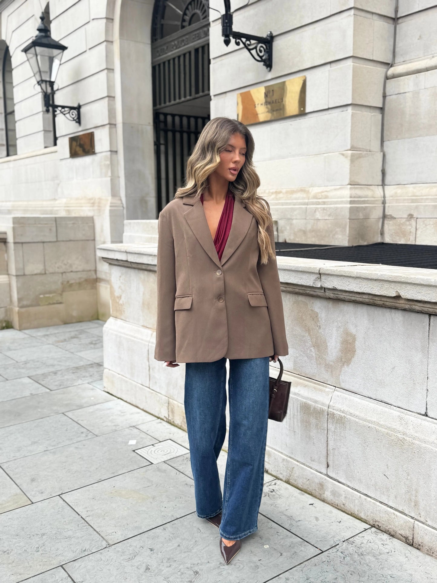 Sloane Oversized Blazer Shop Byxie