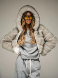 Aspen Faux Fur Hooded Jacket Shop Byxie