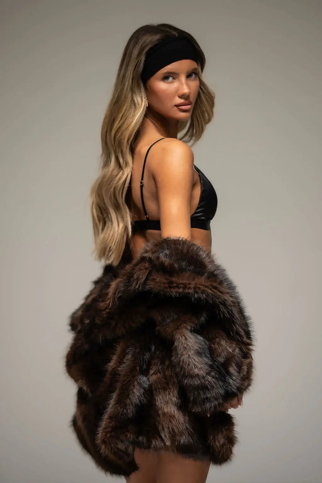 Monroe Faux Fur Coat Shop Byxie