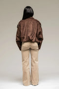 Amara Oversized Faux Suede Jacket - Shop Byxie