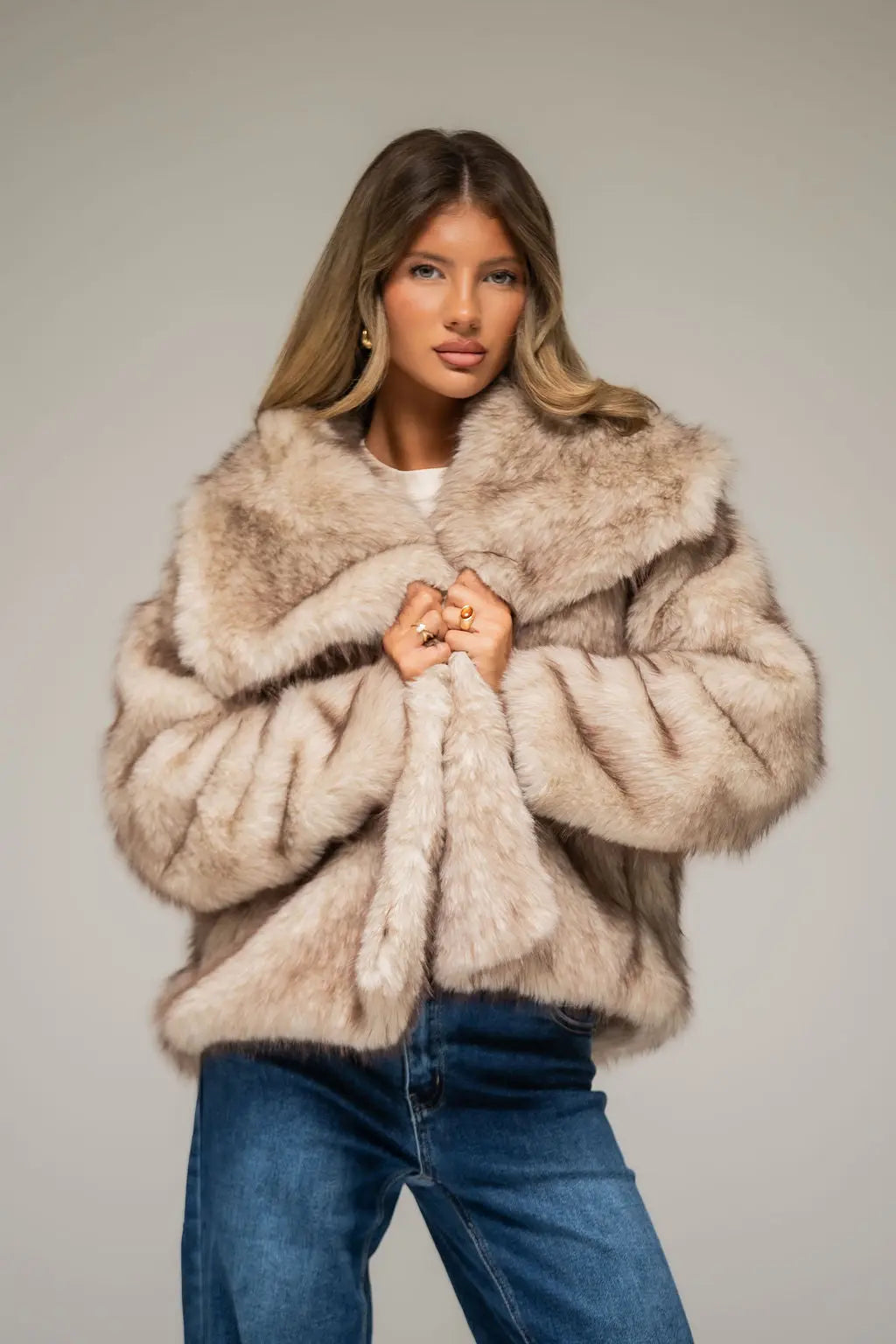 Aria Faux Fur Jacket Shop Byxie