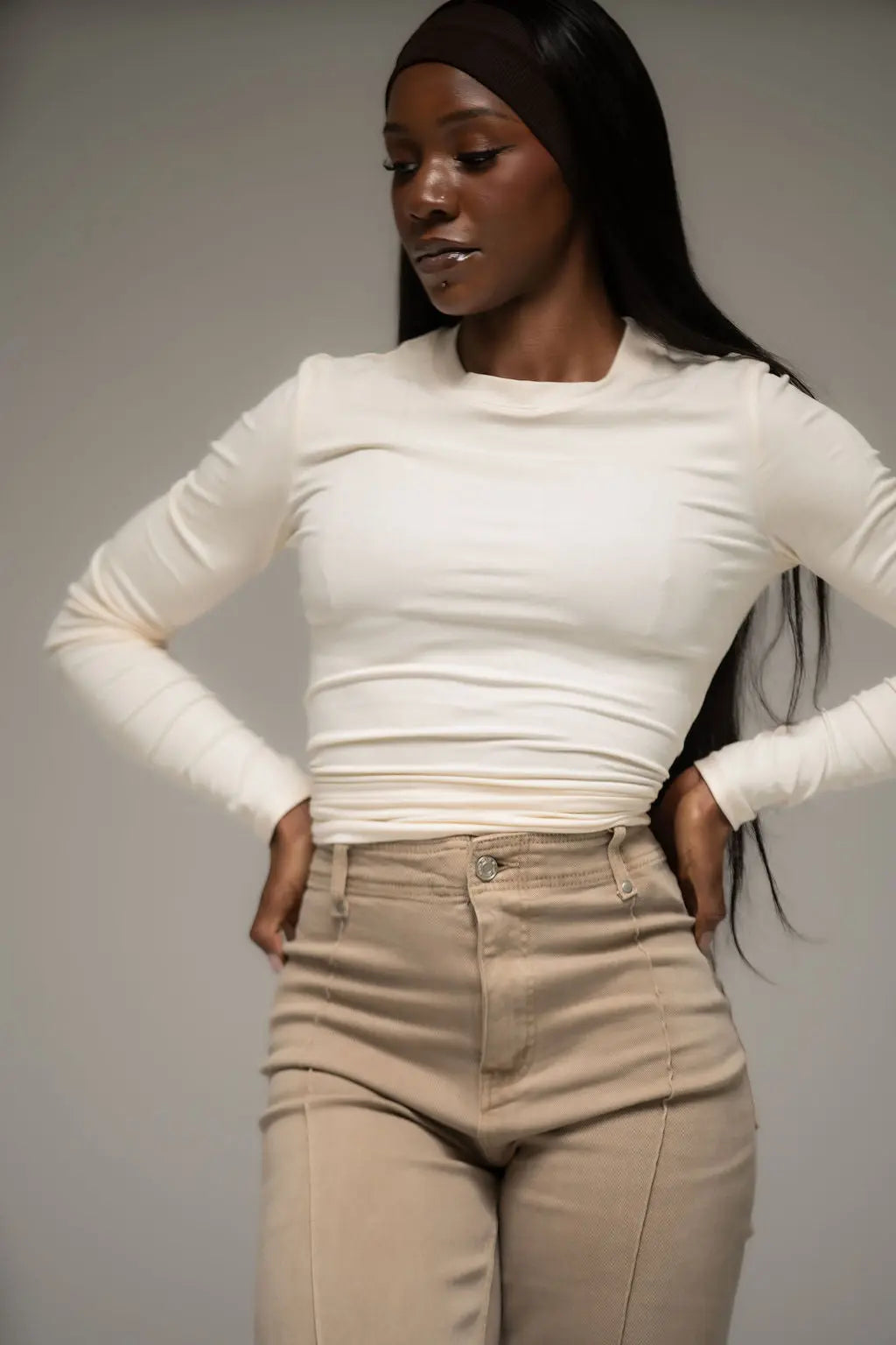 Aura Long Sleeve Top Shop Byxie