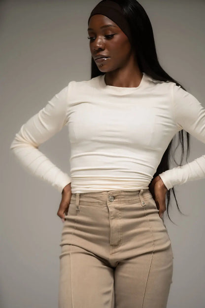 Aura Long Sleeve Top Shop Byxie