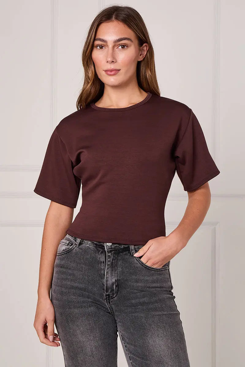 Tari Cinched Waist Tee Shop Byxie