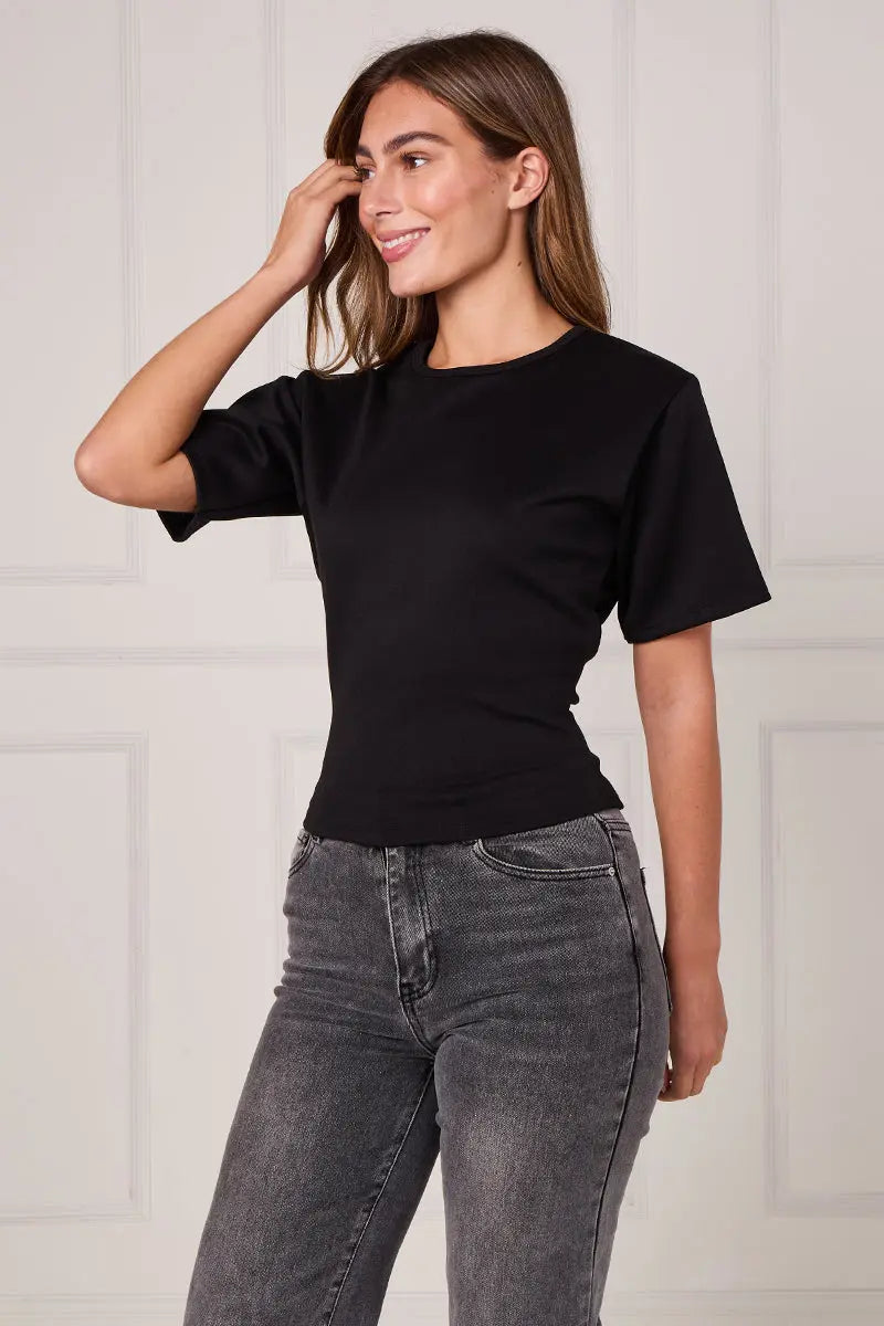 Tari Cinched Waist Tee Shop Byxie