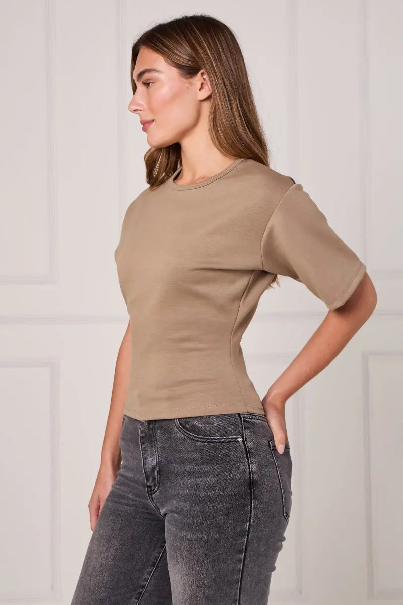Tari Cinched Waist Tee Shop Byxie