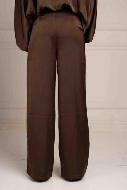 Bubble Hem Satin Blouse Shop Byxie