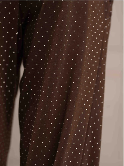 Nia Diamanté Joggers - Brown Shop Byxie