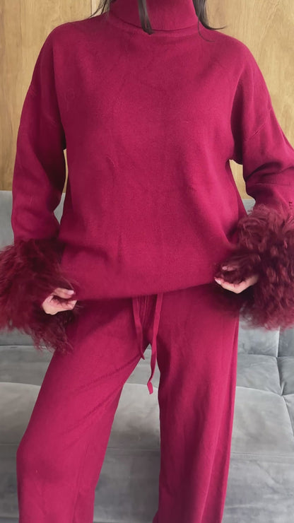 Nadira Mongolian Cuff Set